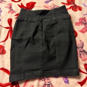 SO Women's Black Pencil Skirt